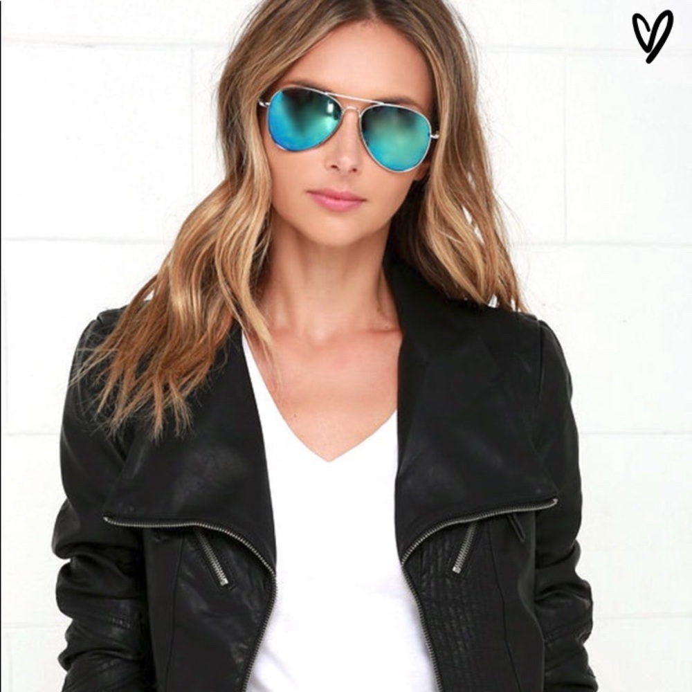 BRAND NEW Lulu’s Black Leather Jacket